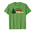 Lake Tahoe Throwback Rainbow T-Shirt - Aesthetic Graphic Men Women - T-Shirt, Sweatshirt, Hoodie