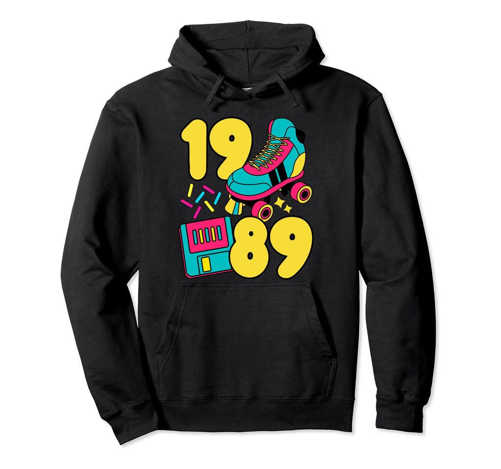 1989 Good Times 80S Tech Candy Roller Skate Hoodie - Unique Graphic Unisex - T-Shirt, Sweatshirt, Hoodie