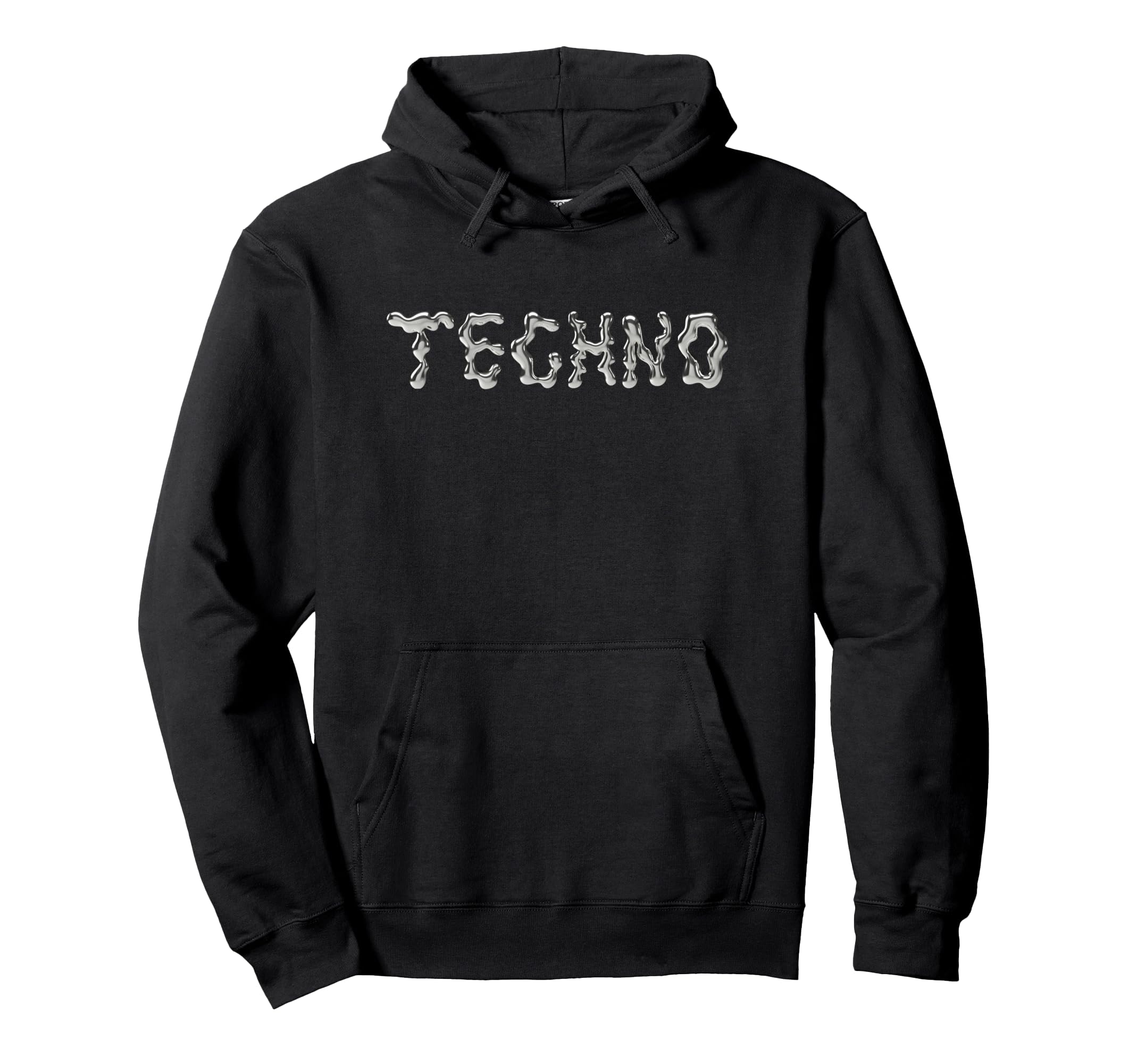 Techno Liquid Abstract Fluid Aesthetic Hoodie - Custom Art Print Unisex - T-Shirt, Sweatshirt, Hoodie