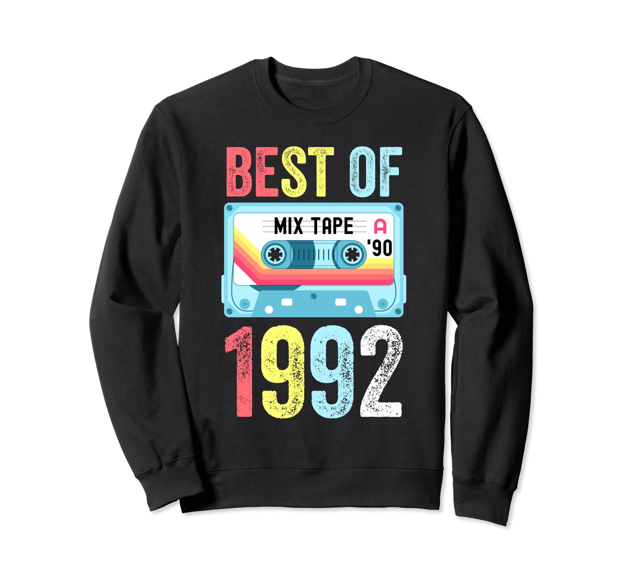 Best 1992 Cassette Tape Sweatshirt - Casual Everyday Wear Unisex - T-Shirt, Sweatshirt, Hoodie