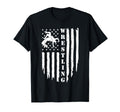 Wrestling American Flag Distressed T-Shirt - Fun Novelty Design Men Women - T-Shirt, Sweatshirt, Hoodie