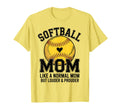 Softball Mom Mothers Day Softball T-Shirt - Casual Everyday Wear Unisex - T-Shirt, Sweatshirt, Hoodie