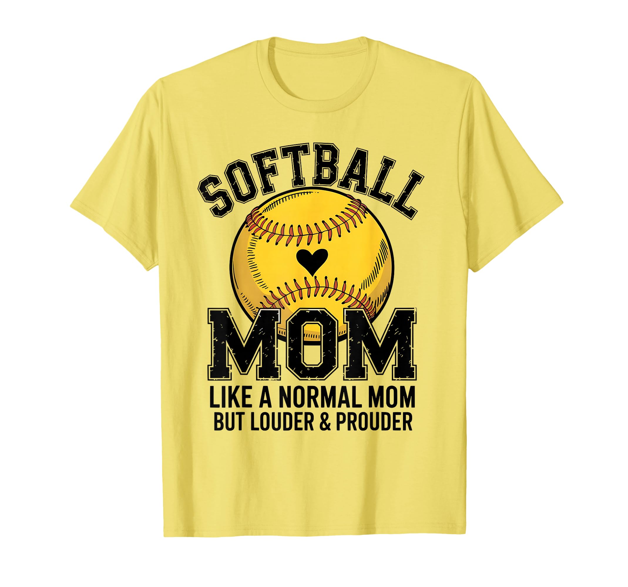 Softball Mom Mothers Day Softball T-Shirt - Casual Everyday Wear Unisex - T-Shirt, Sweatshirt, Hoodie