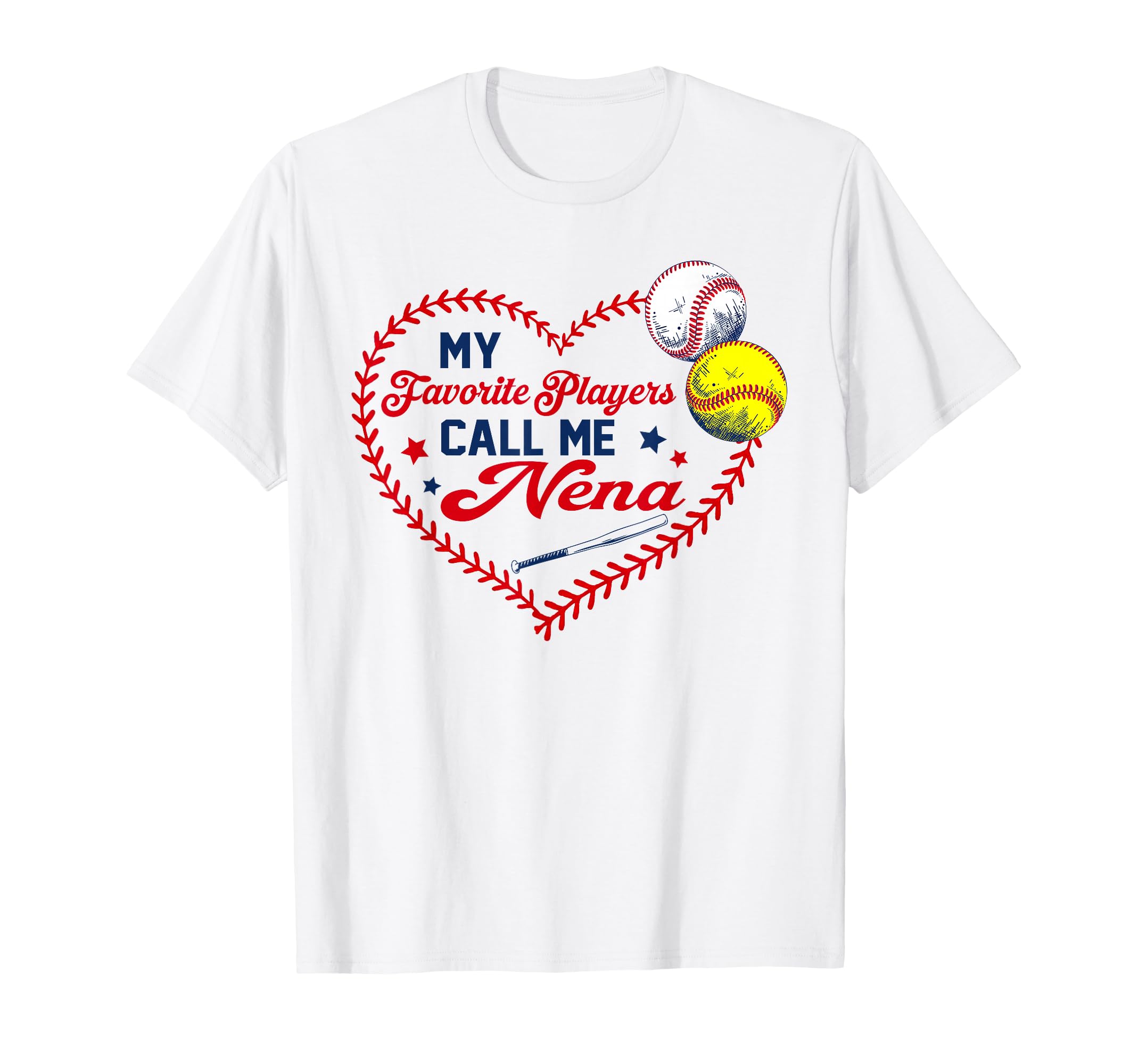 My Favorite Players Call Me Nena T-Shirt - Graphic Print for Adults - T-Shirt, Sweatshirt, Hoodie