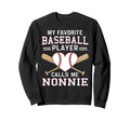 My Favorite Baseball Player Calls Sweatshirt - Custom Art Print for Adults - T-Shirt, Sweatshirt, Hoodie