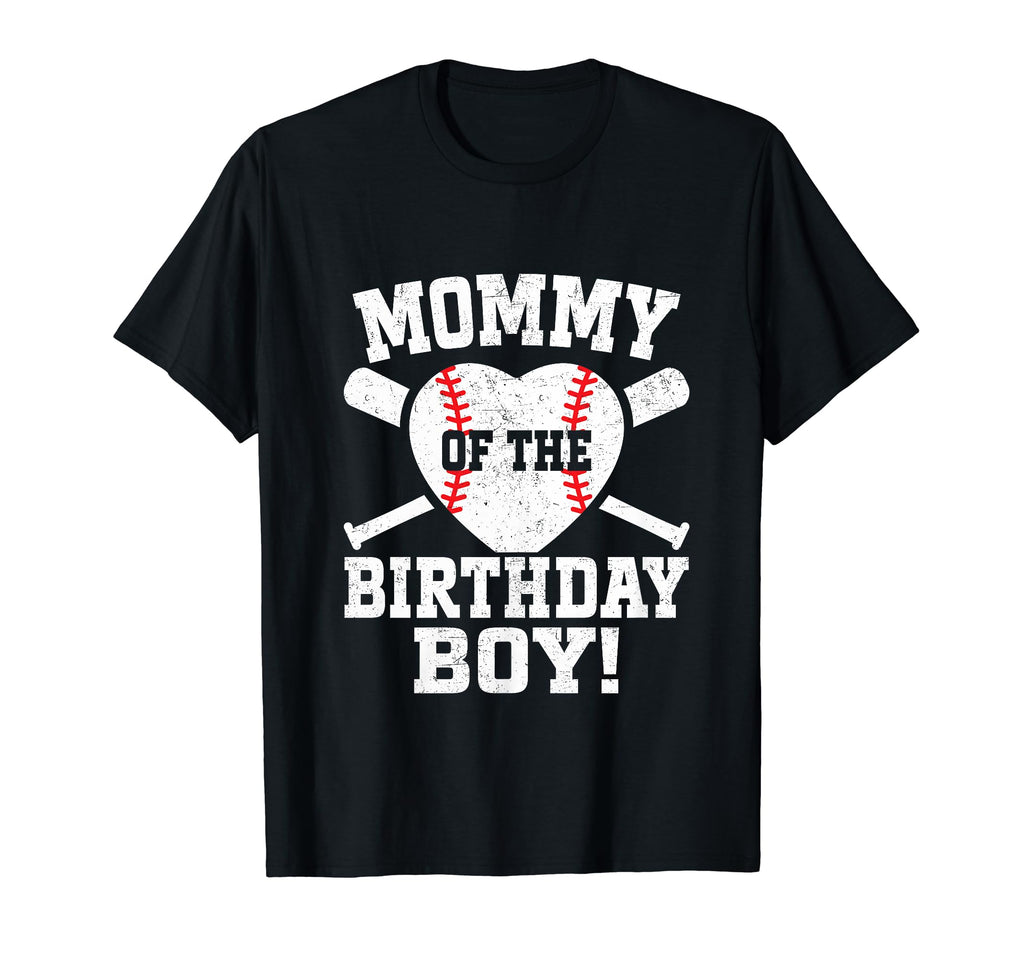Mommy Birthday Baseball Birthday T-Shirt - Streetwear Style Men Women - T-Shirt, Sweatshirt, Hoodie