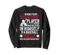 Baseball Uncle Proud Uncle Sweatshirt - Custom Art Print for Adults - T-Shirt, Sweatshirt, Hoodie