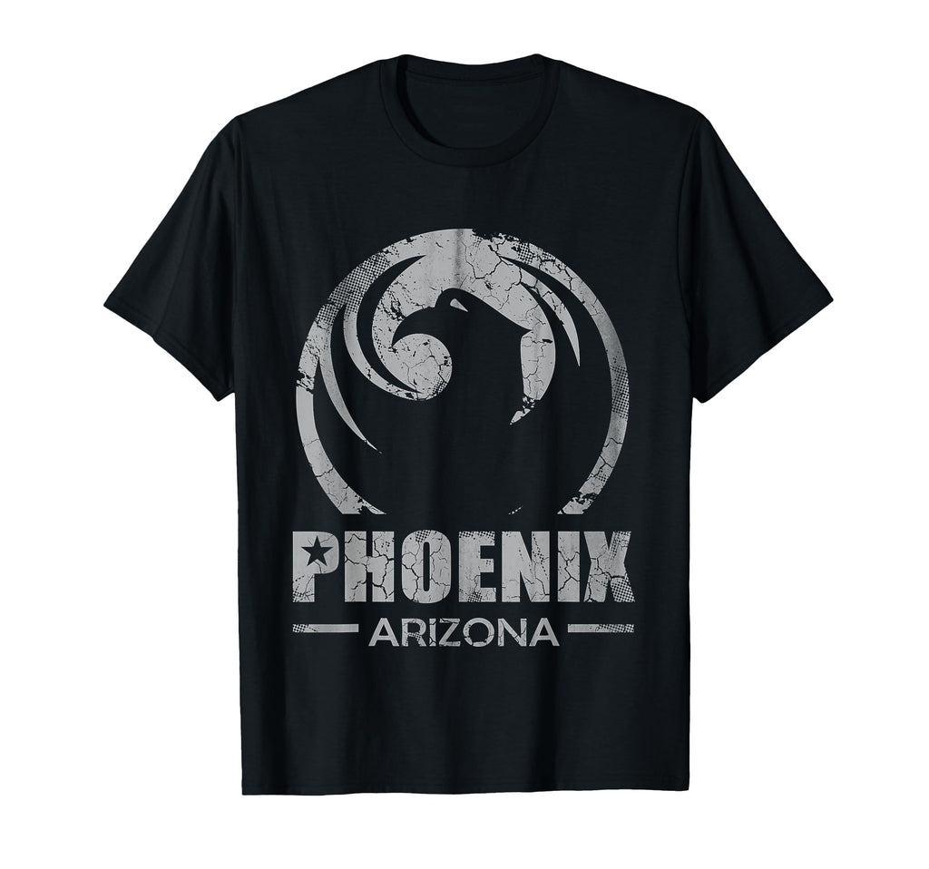 Phoenix Arizona Flag Distressed T-Shirt - Unique Graphic for Adults - T-Shirt, Sweatshirt, Hoodie