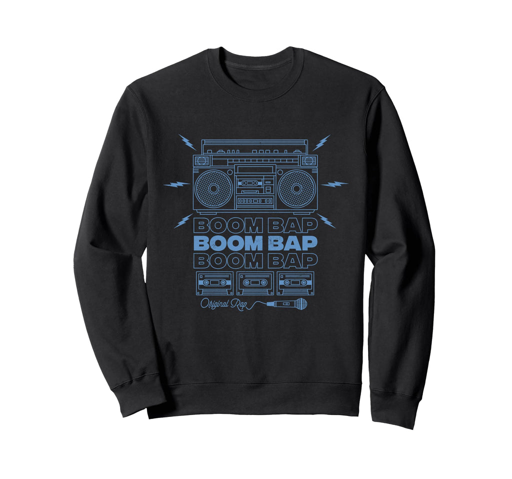 Old School Rap Ghetto Blaster Sweatshirt - Casual Everyday Wear for Adults - T-Shirt, Sweatshirt, Hoodie