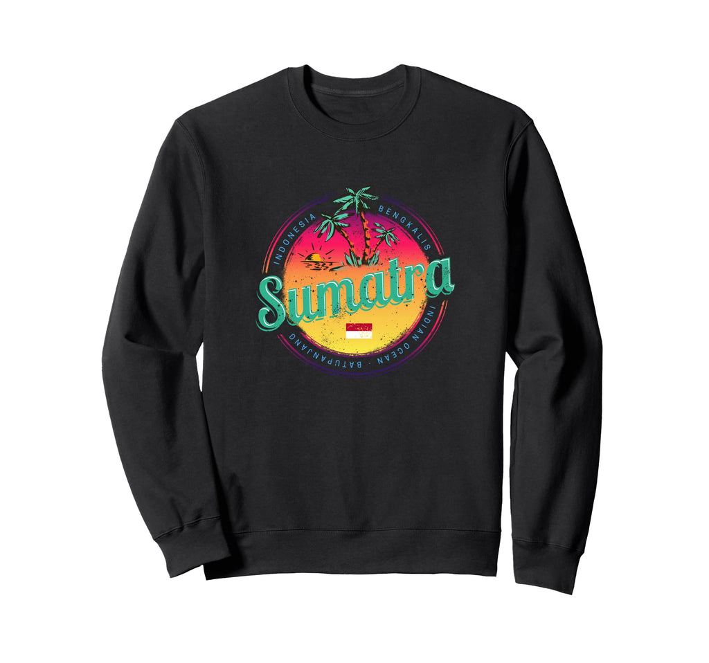 Sumatra Indonesia Sunset Souvenir Sweatshirt - Novelty Apparel for Adults - T-Shirt, Sweatshirt, Hoodie