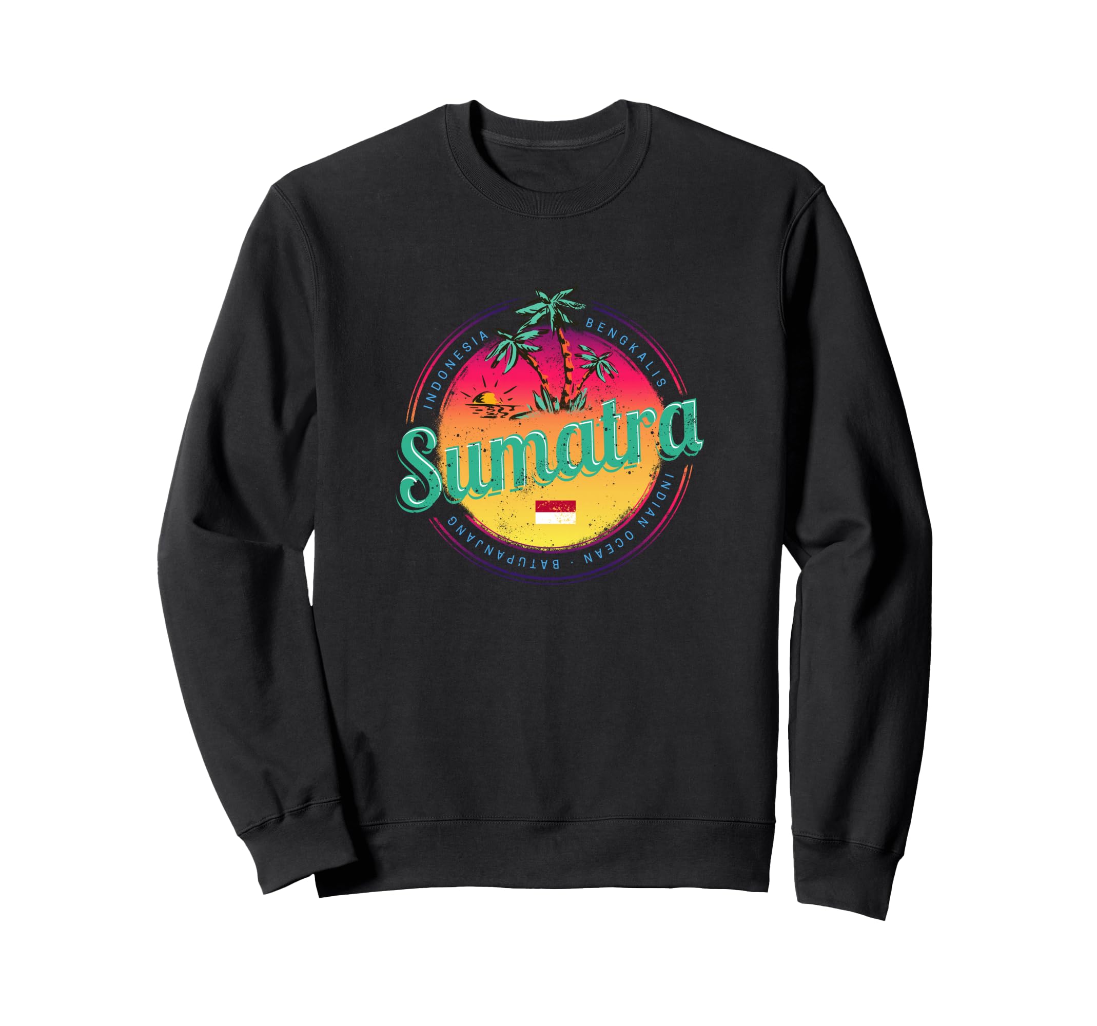 Sumatra Indonesia Sunset Souvenir Sweatshirt - Novelty Apparel for Adults - T-Shirt, Sweatshirt, Hoodie