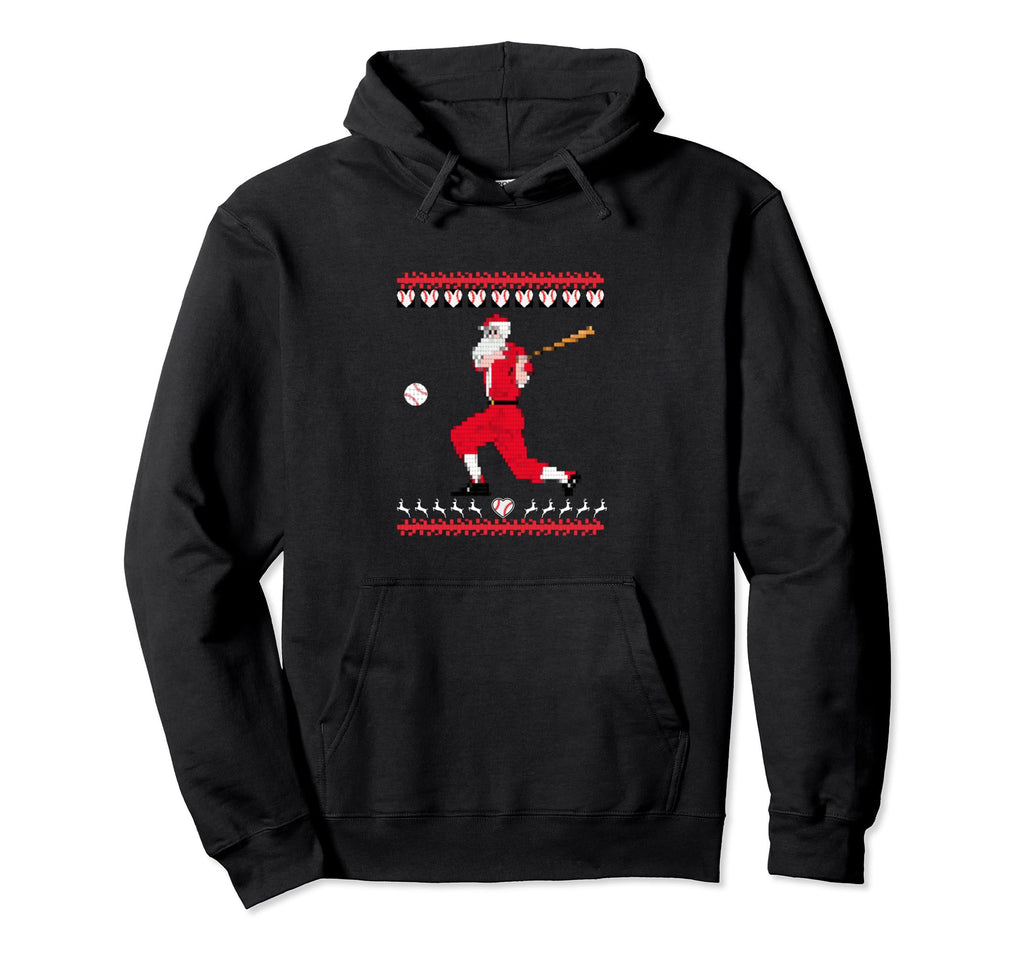Baseball Pitcher Catcher Holiday Hoodie - Casual Everyday Wear Unisex - T-Shirt, Sweatshirt, Hoodie
