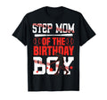 Step Mom Birthday Baseball Bat Ball Family T-Shirt - Unique Graphic Unisex - T-Shirt, Sweatshirt, Hoodie