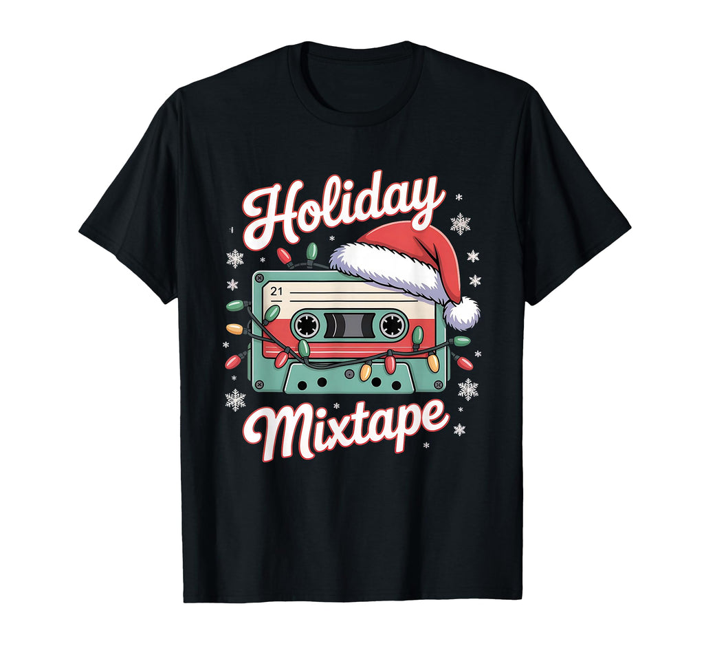 Mix Tape 80S 90S Cassette Tape T-Shirt - Custom Art Print for Adults - T-Shirt, Sweatshirt, Hoodie