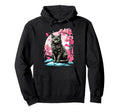Anime Cat Japanese Vaporwave Hoodie - Fun Novelty Design for Adults - T-Shirt, Sweatshirt, Hoodie