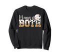 Mama Both Baseball Soccer Mom Sweatshirt - Custom Art Print for Adults - T-Shirt, Sweatshirt, Hoodie