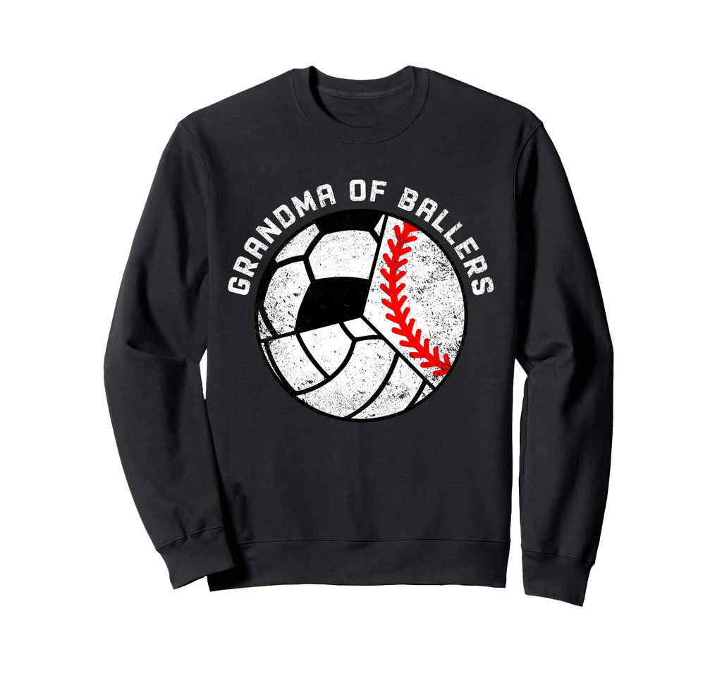 Grandma Ballers Funny Baseball Sweatshirt - Aesthetic Graphic Men Women - T-Shirt, Sweatshirt, Hoodie