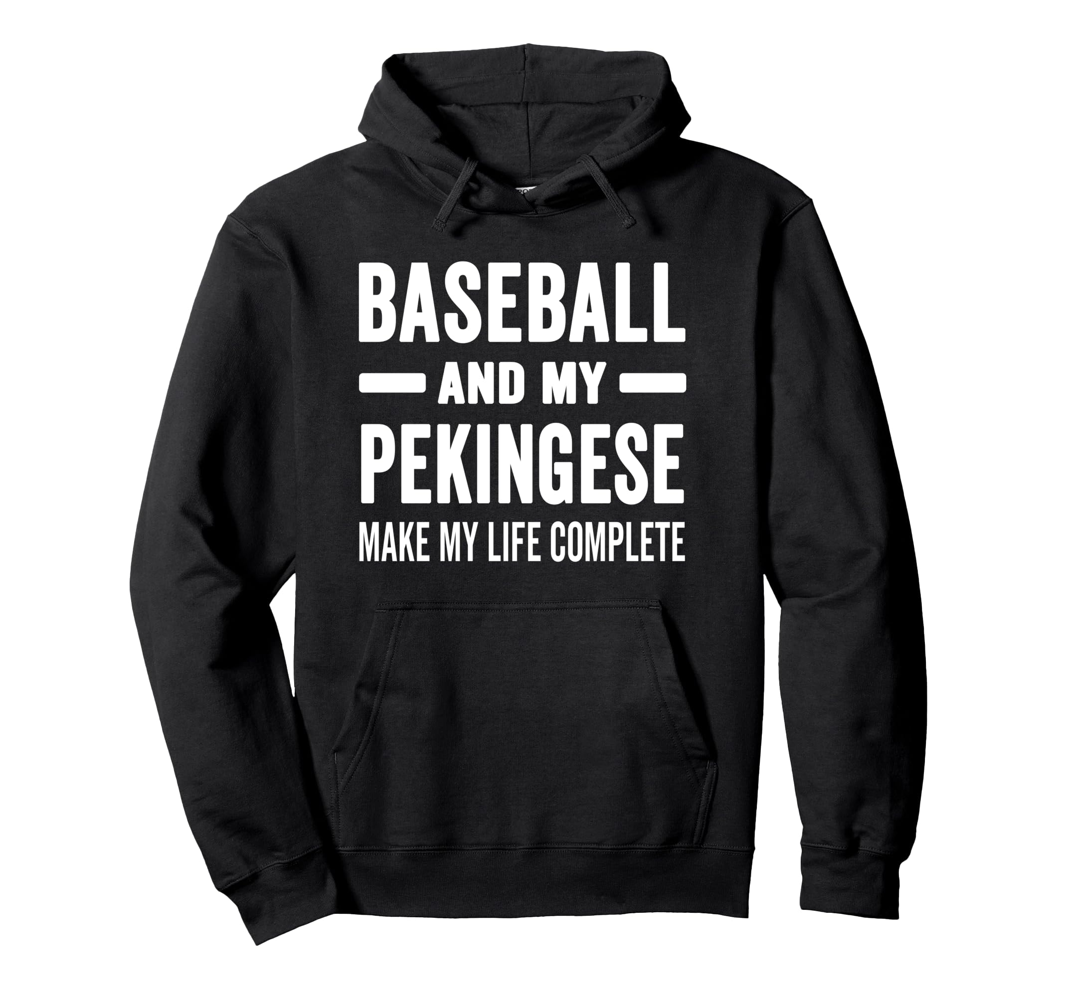 Baseball And My Pekingese Mama Dog Lover Hoodie - Aesthetic Graphic Unisex - T-Shirt, Sweatshirt, Hoodie