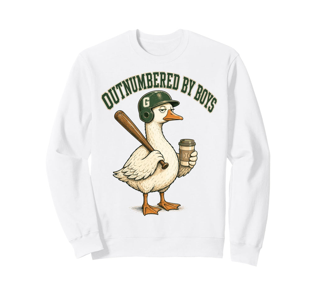 Outnumbered Mom Goose Sweatshirt - Casual Everyday Wear for Adults - T-Shirt, Sweatshirt, Hoodie