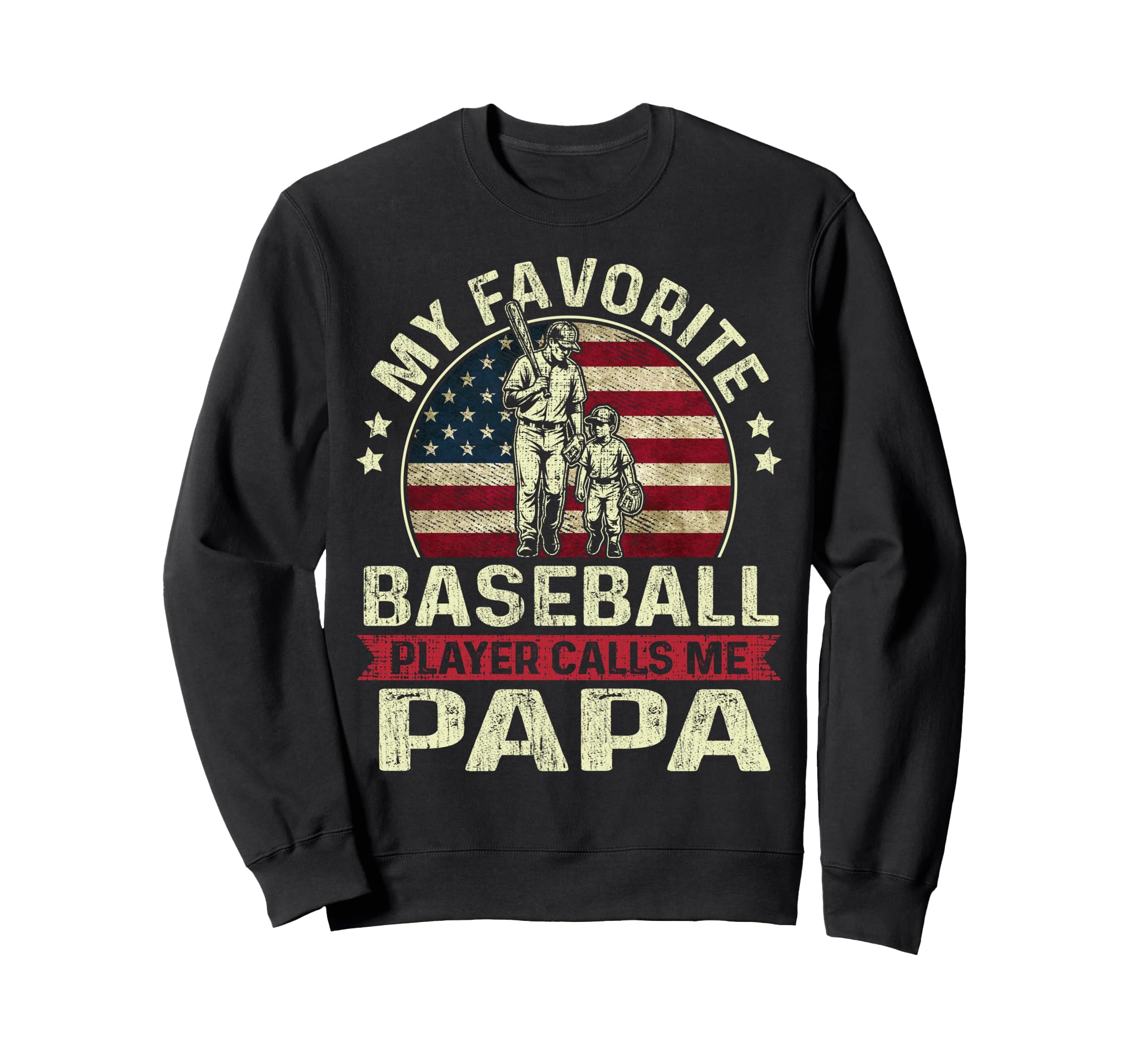 My Favorite Baseball Player Calls Sweatshirt - Minimalist Print Men Women - T-Shirt, Sweatshirt, Hoodie