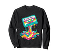 Its Aesthetic Melting Cassette Tape Sweatshirt - Streetwear Style Unisex - T-Shirt, Sweatshirt, Hoodie