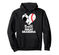 Ball Great Grandma Heart Funny Soccer Hoodie - Streetwear Style Men Women - T-Shirt, Sweatshirt, Hoodie