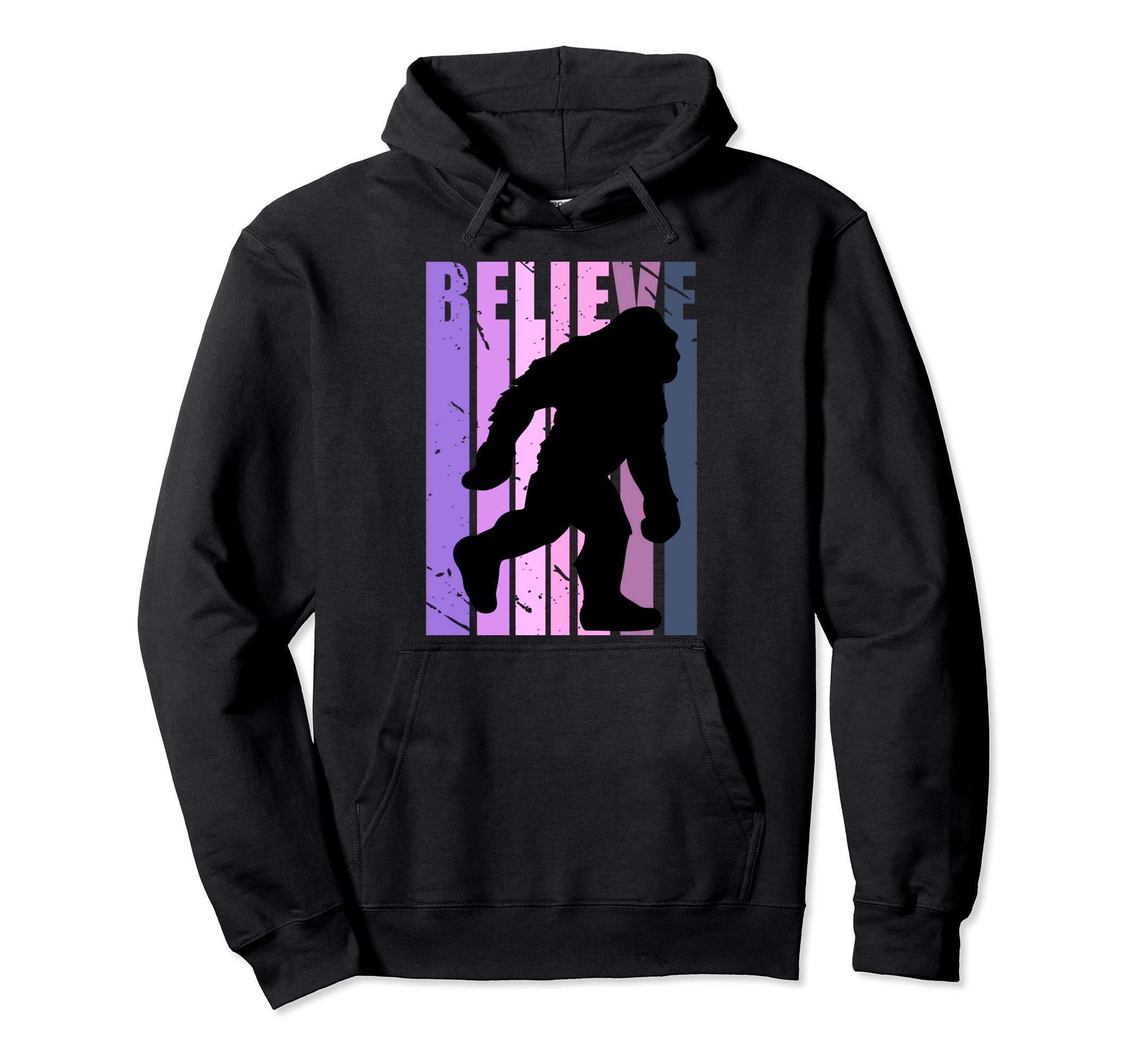 Bigfoot Yeti Distressed Abominable Hoodie - Graphic Print for Adults - T-Shirt, Sweatshirt, Hoodie