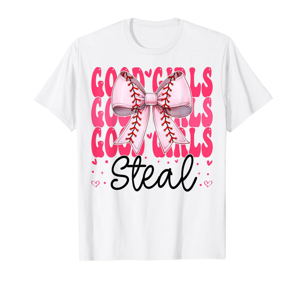 Baseball Mom Mothers Day Coquette Bow T-Shirt - Graphic Print for Adults - T-Shirt, Sweatshirt, Hoodie