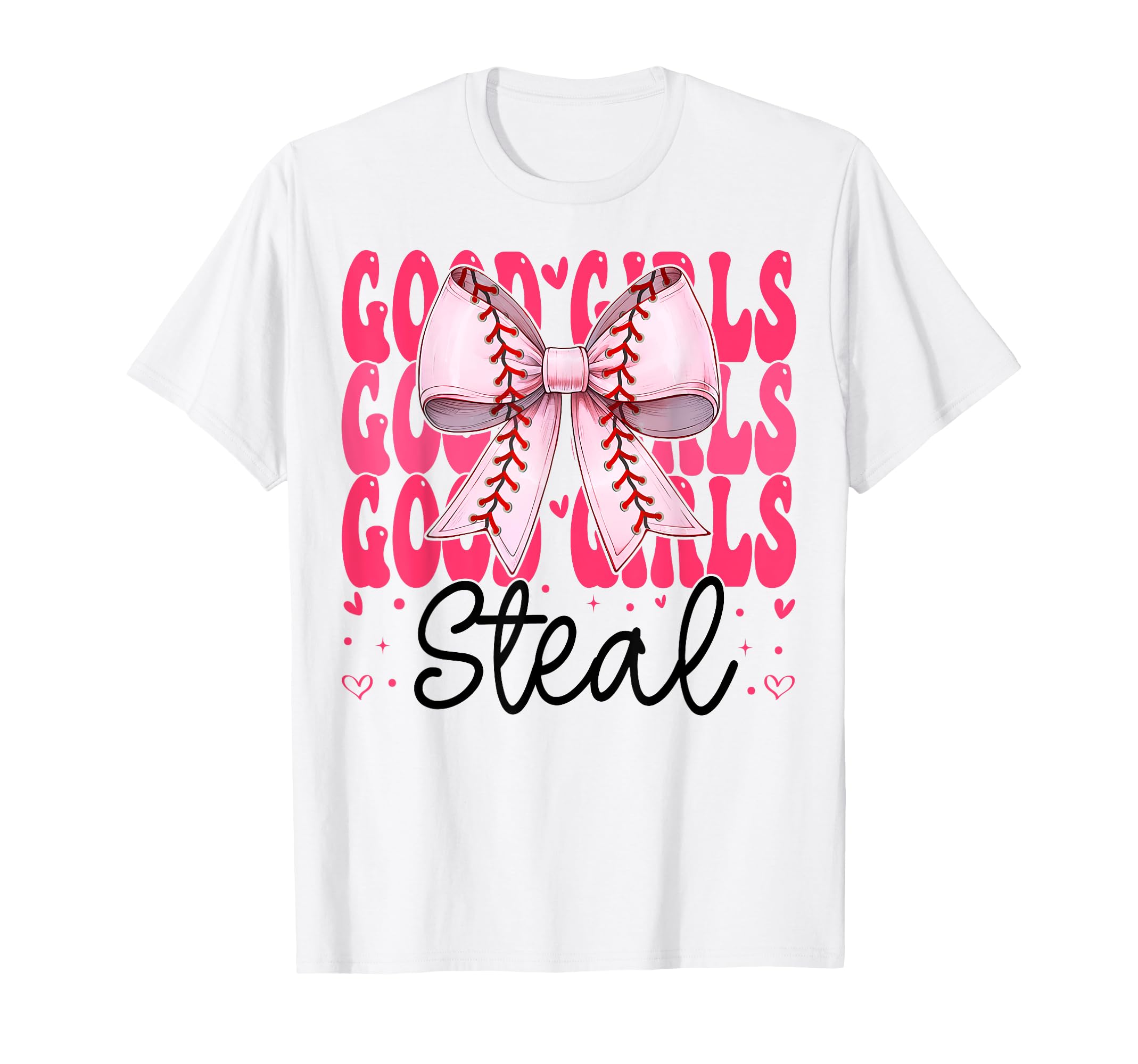 Baseball Mom Mothers Day Coquette Bow T-Shirt - Graphic Print for Adults - T-Shirt, Sweatshirt, Hoodie
