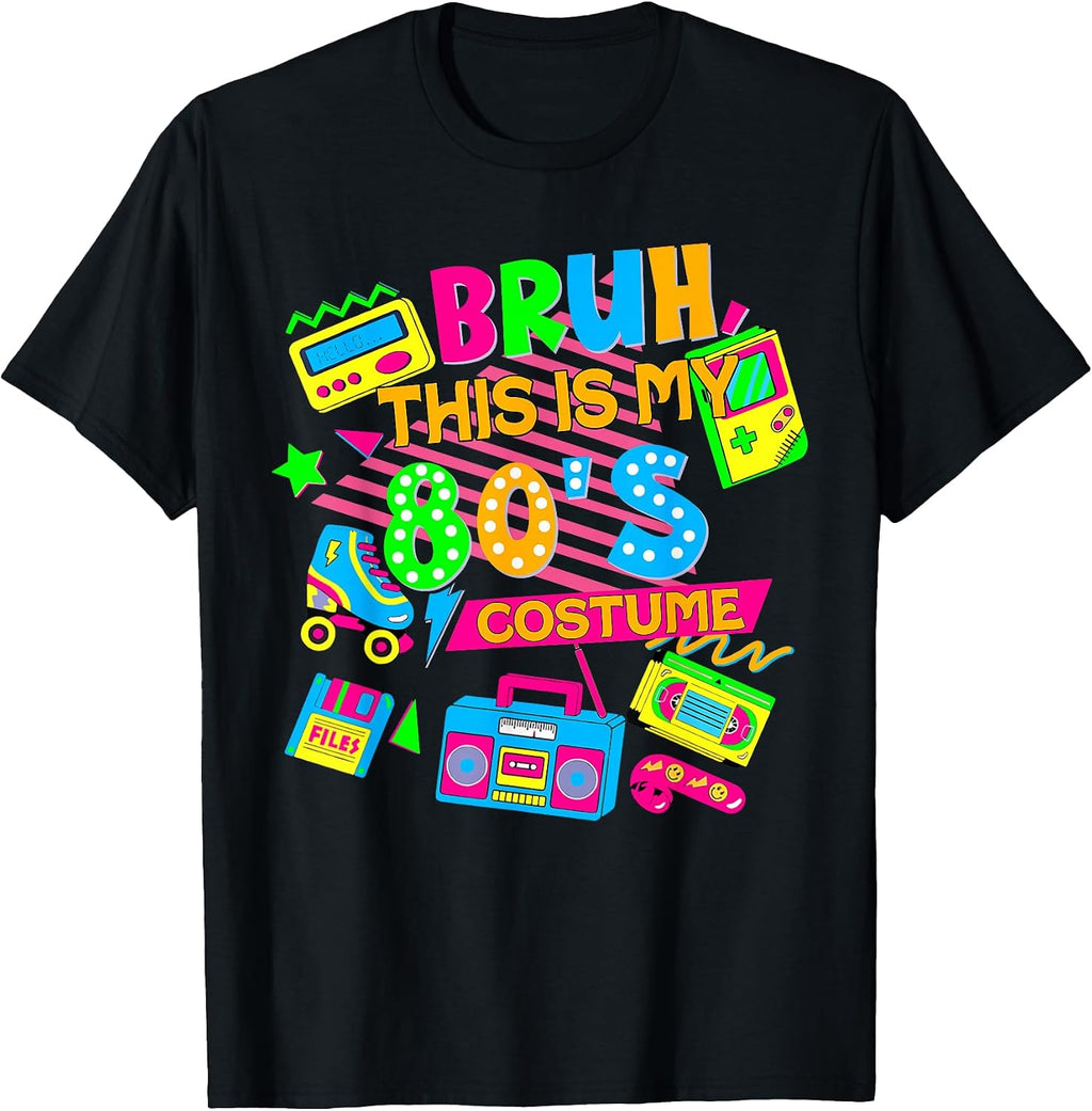 80's Costume Seventies 1980 Party - Adult & Kids T-Shirts, Sweatshirts & Hoodies apparel design preview 1