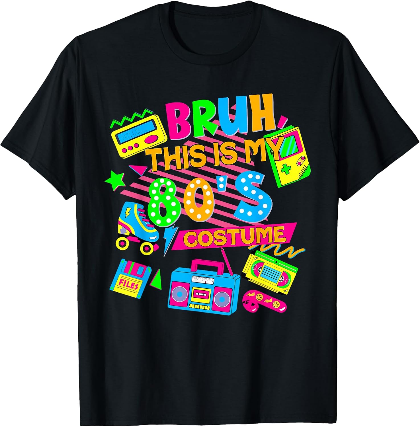 80's Costume Seventies 1980 Party - Adult & Kids T-Shirts, Sweatshirts & Hoodies apparel design preview 1