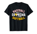 Baseball Softball Grandma Softball T-Shirt - Trendy Graphic Unisex - T-Shirt, Sweatshirt, Hoodie