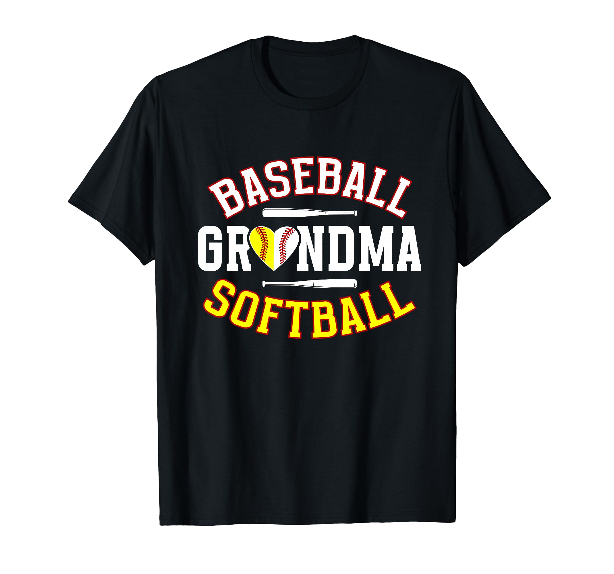Baseball Softball Grandma Softball T-Shirt - Trendy Graphic Unisex - T-Shirt, Sweatshirt, Hoodie