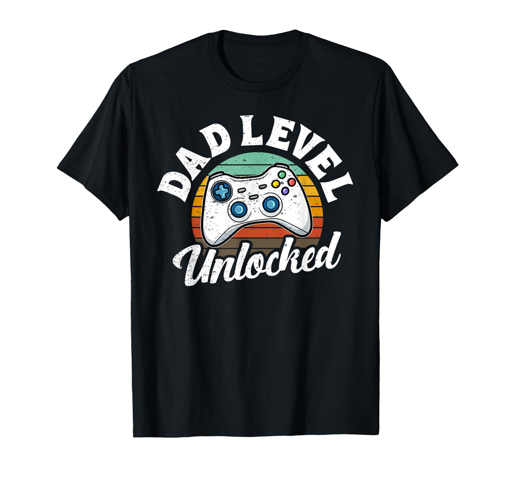 Dad Level Unlocked Fathers Day Papa T-Shirt - Unique Graphic for Adults - T-Shirt, Sweatshirt, Hoodie