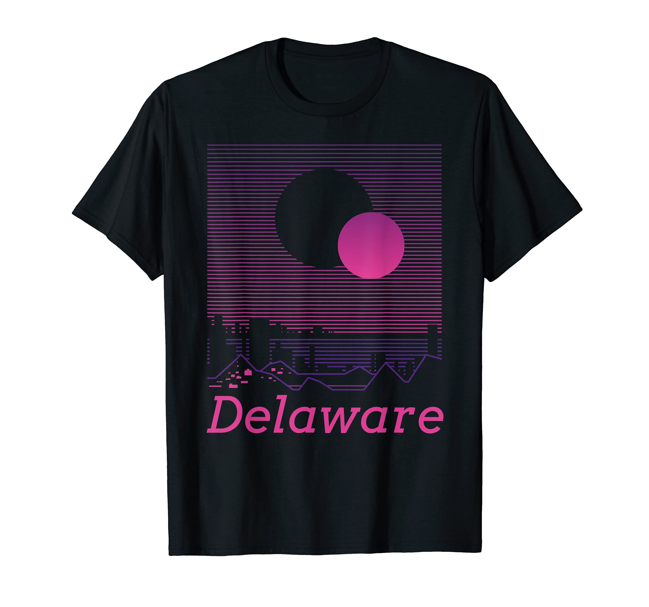 Delaware Mountain Grid 80S 90S Aesthetic T-Shirt - Trendy Graphic Unisex - T-Shirt, Sweatshirt, Hoodie