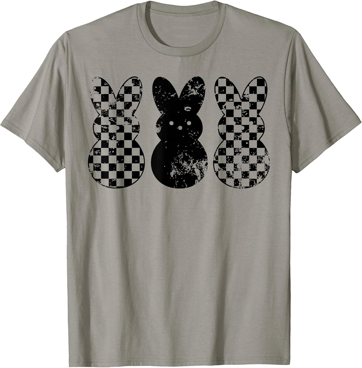 Checkerboard Easter Bunny Kids Boys Girls Teens - Adult & Kids T-Shirts, Sweatshirts & Hoodies apparel design preview 1