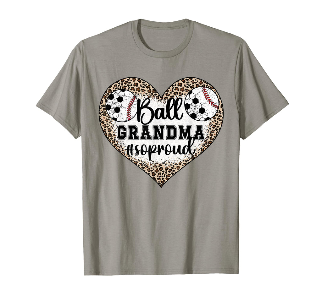 Ball Grandma So Proud Soccer T-Shirt - Fun Novelty Design for Adults - T-Shirt, Sweatshirt, Hoodie
