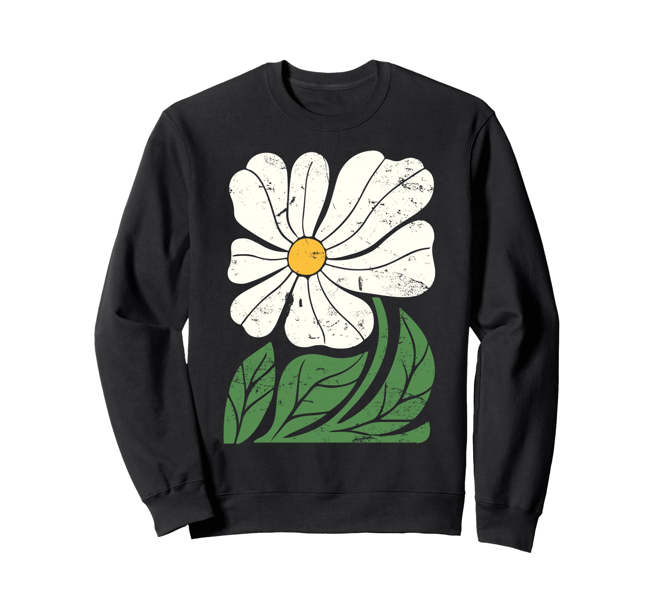 Boho Aesthetic Matisse Flower Sweatshirt - Minimalist Print Men Women - T-Shirt, Sweatshirt, Hoodie
