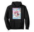 Surfing Strawberry Milk Carton Japan Hoodie - Fun Novelty Design Men Women - T-Shirt, Sweatshirt, Hoodie