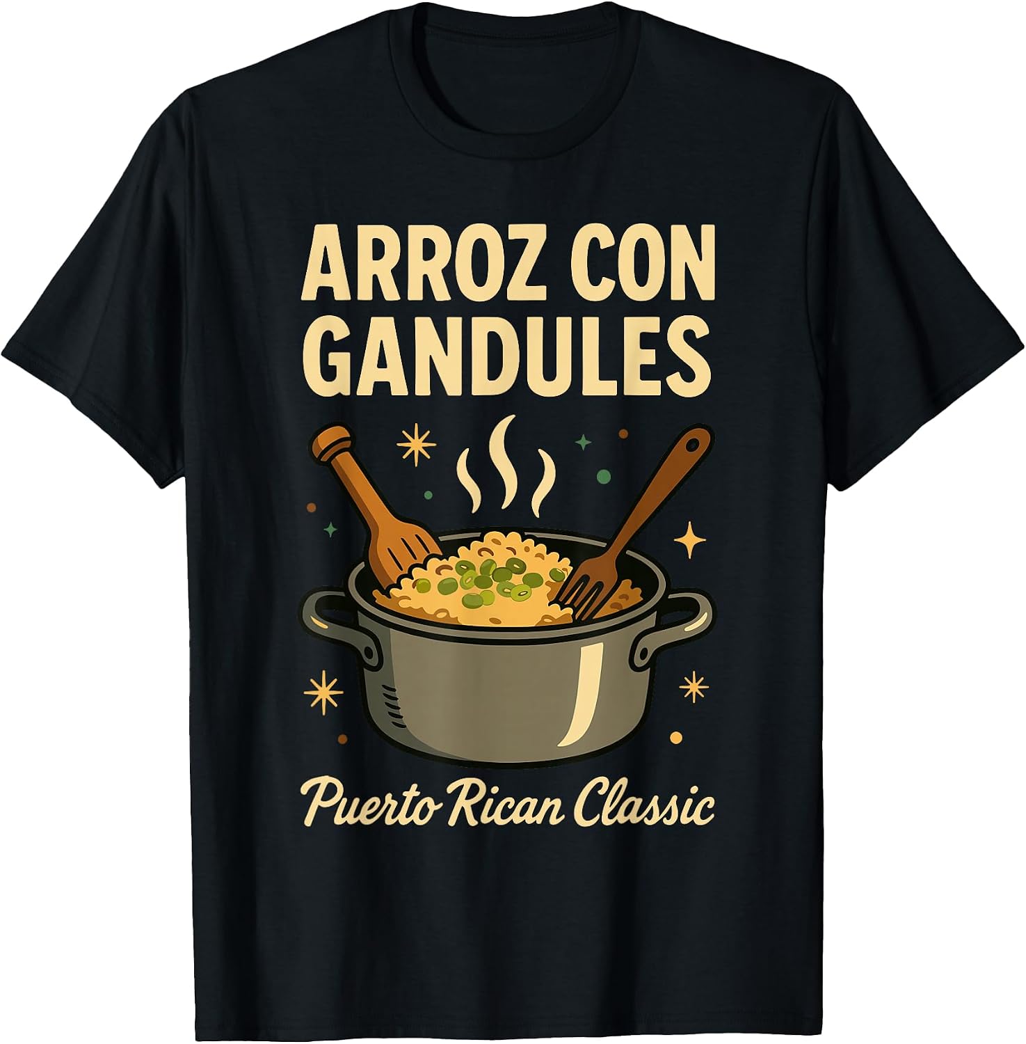 Puerto Rico Holiday Cuisine Merch. - Adult & Kids T-Shirts, Sweatshirts & Hoodies apparel design preview 1