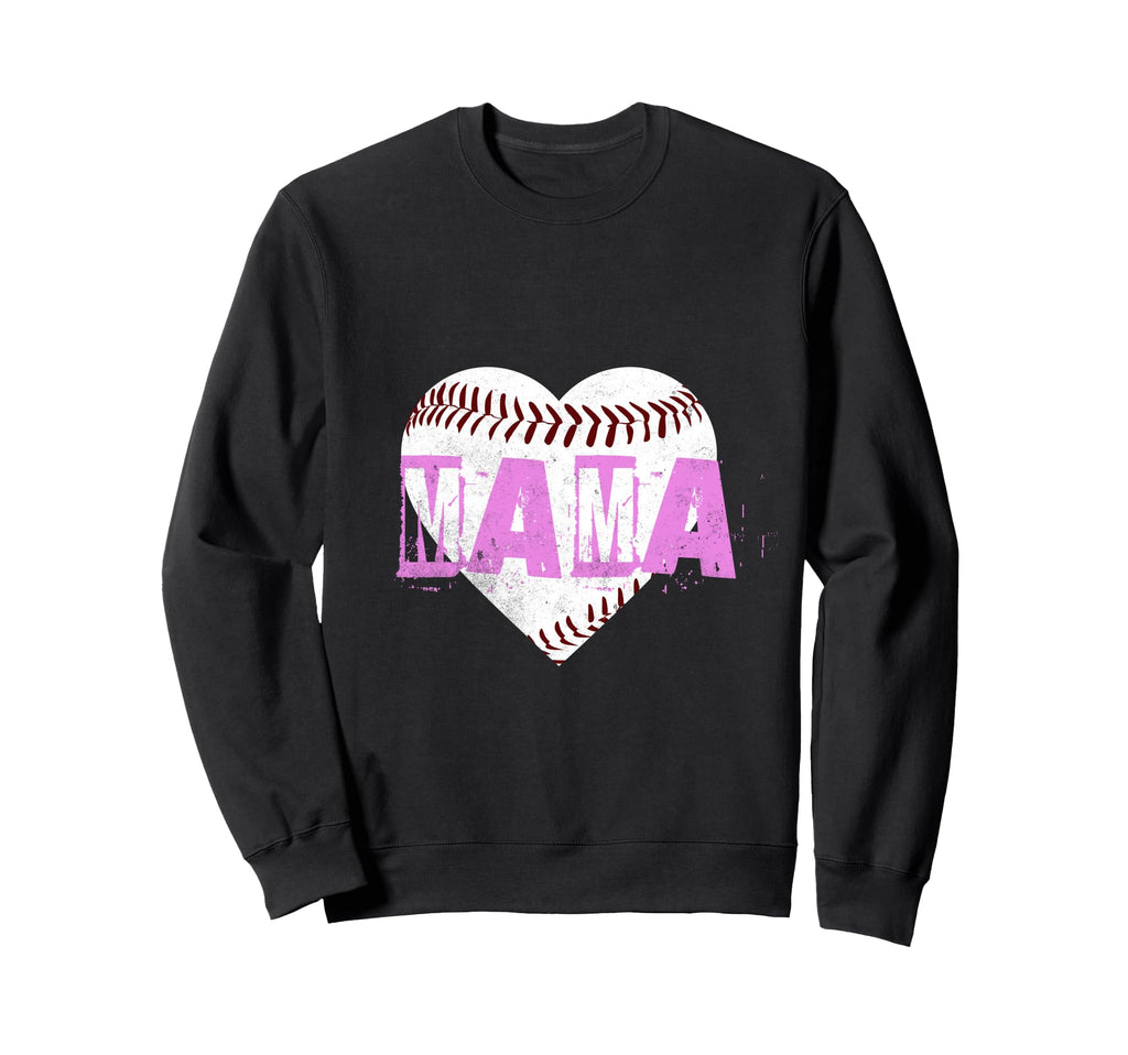 Baseball Or Softball Mama Proud Moms Sweatshirt - Graphic Print Unisex - T-Shirt, Sweatshirt, Hoodie