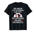 Funny Baseball Catcher Mom Baseball T-Shirt - Aesthetic Graphic for Adults - T-Shirt, Sweatshirt, Hoodie