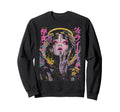 Japanese Streetwear Cyberpunk Sweatshirt - Minimalist Print for Adults - T-Shirt, Sweatshirt, Hoodie