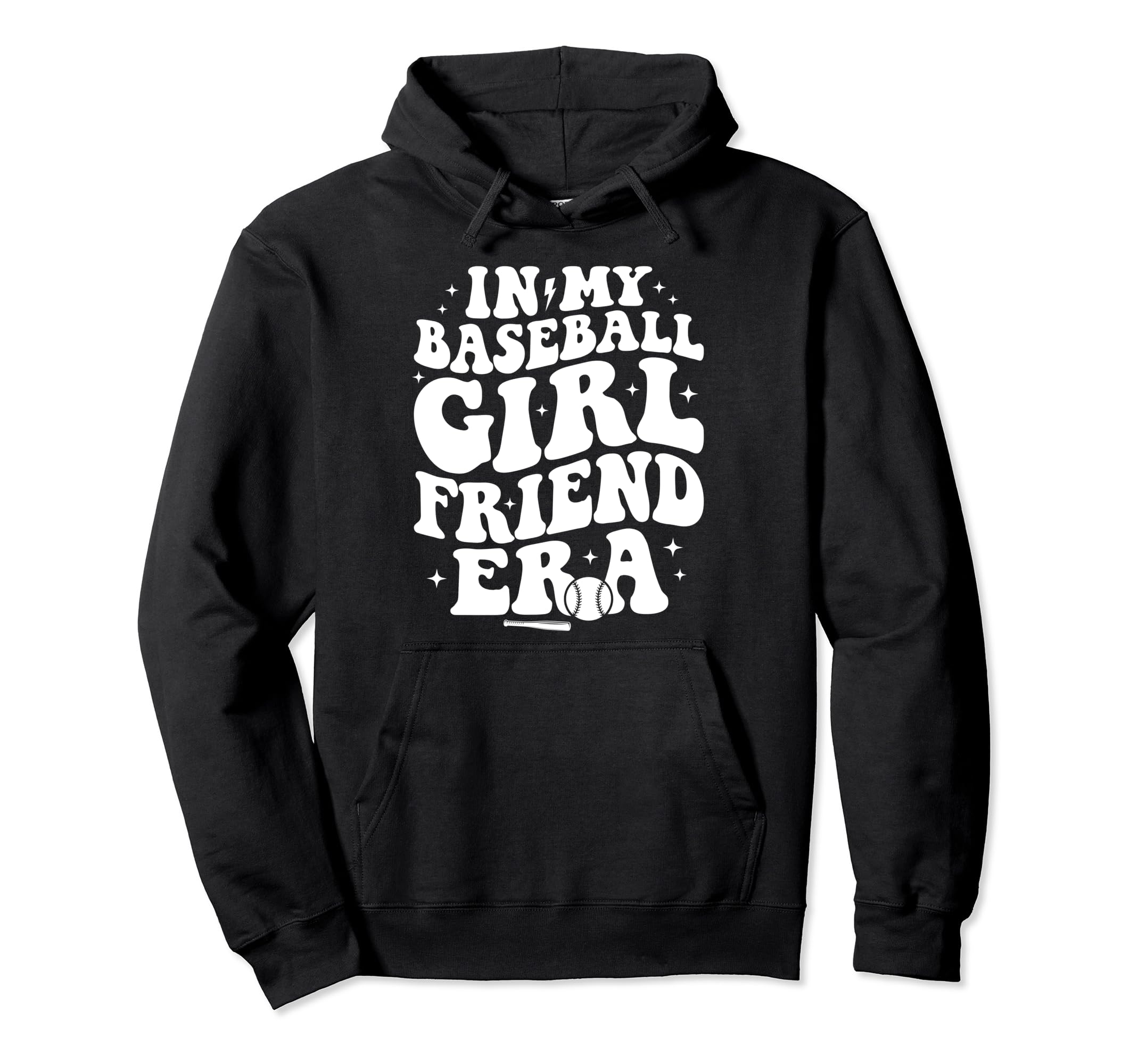 My Baseball Girlfriend Era Funny Baseball Hoodie - Trendy Graphic Unisex - T-Shirt, Sweatshirt, Hoodie