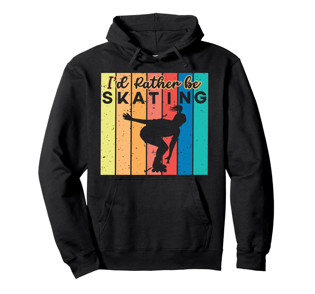 Roller Skating Skate 1970S Id Hoodie - Fun Novelty Design Men Women - T-Shirt, Sweatshirt, Hoodie