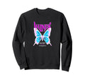 Butterfly Madness Y2K Grunge Sweatshirt - Graphic Print for Adults - T-Shirt, Sweatshirt, Hoodie