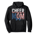 Cheer Mom Mother Bow Cheerleader Game Day Hoodie - Trendy Graphic Unisex - T-Shirt, Sweatshirt, Hoodie
