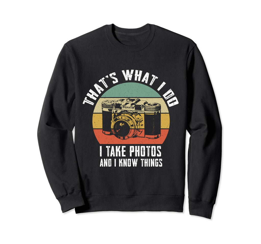 Funny Photographer Gifts Camera Sweatshirt - Fun Novelty Design for Adults - T-Shirt, Sweatshirt, Hoodie