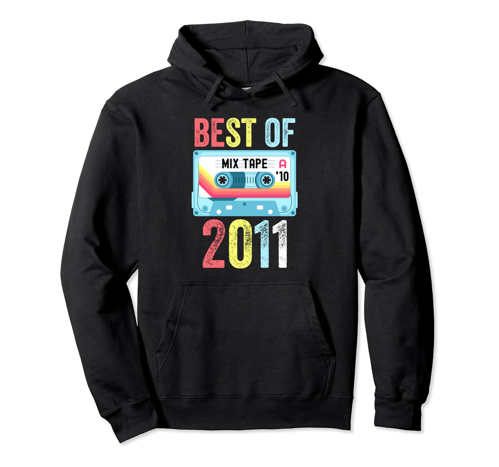 Best 2011 Cassette Tape Hoodie - Casual Everyday Wear Men Women - T-Shirt, Sweatshirt, Hoodie