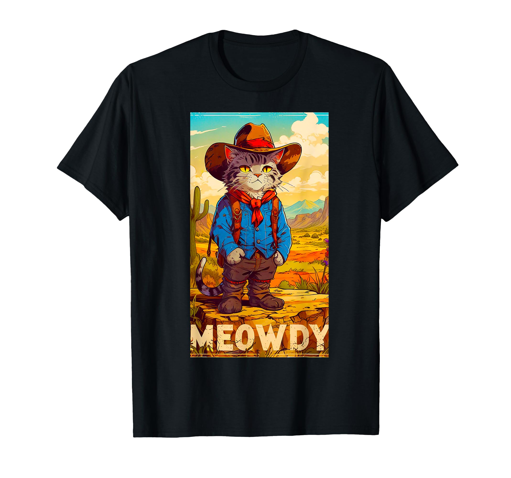 Meowdy Partner Funny Country T-Shirt - Casual Everyday Wear for Adults - T-Shirt, Sweatshirt, Hoodie